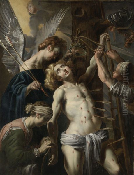 Saint Sebastian Released by the Roman Widow Irene and her Servant - view 1