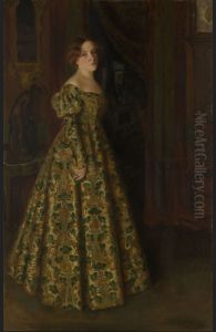 Portait of Mrs Gustave-Max Stevens by Gustave Max Stevens