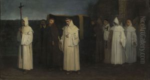 Funeral of a Trappist monk