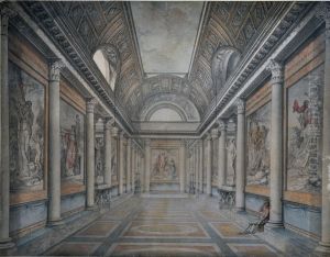 Project for Charles Meynier's Gallery of Muses, house of M. Boyer-Fonfrede by Charles Norry