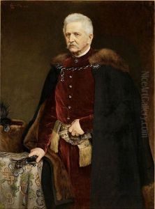 Portrait of Leon Sapieha (1803-1878) by Leopold Horovitz