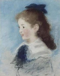Portrait de Mademoiselle Hecht de profil