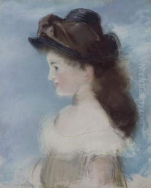 Portrait de Portrait de Mademoiselle Hecht en chapeau - view 1