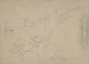 The Shoreline in Asgardstrand by Edvard Munch