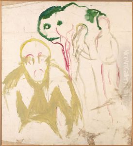 Jealousy Motif by Edvard Munch
