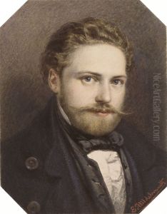 Self-portrait by Eduard Hildebrandt