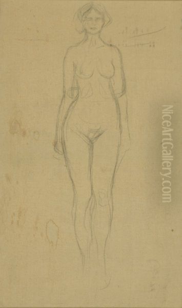 Standing Female Nude - view 1