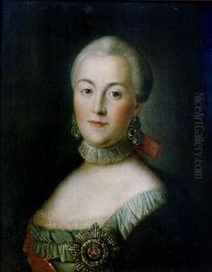 Portrait of Great Duchess Ekateriana Alexeyevna (future Catherine II)