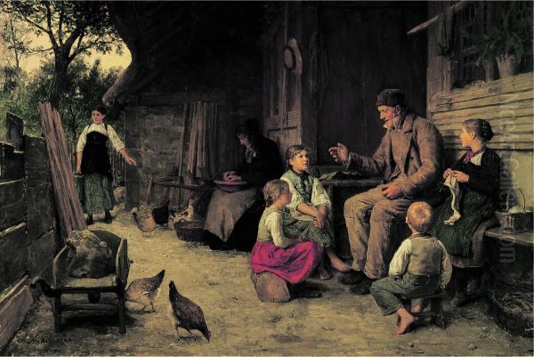 Grandfather Telling a Story - view 1