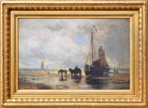 Low Tide, Dutch Coast by Harry Chase