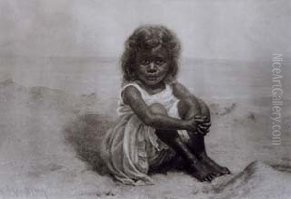 Little Girl in the Sand - view 1