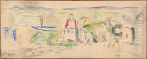 Alma Mater by Edvard Munch