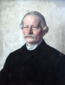 The Author Gustav Freytag by Karl Stauffer-Bern