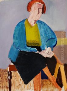 Portrait of Yrsa. by Vilhelm Lundstrom