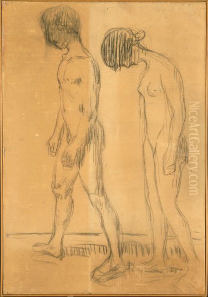 Naked Man and Woman - view 1