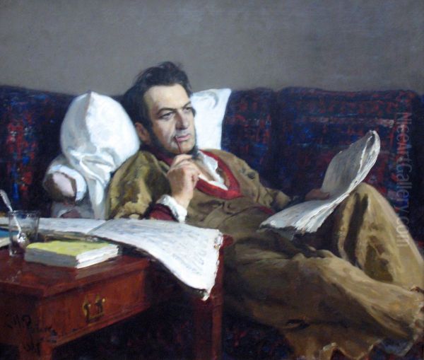 M.I. Glinka at the time he was composing the opera "Ruslan and Lyudmila" - view 1