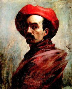 Self-portrait by Cristobal Rojas