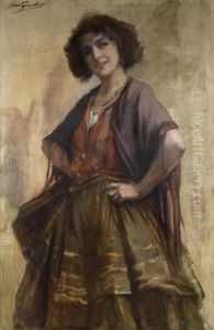The pretty Spanish woman by Jean Gouweloos