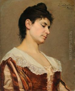 Portret damy by Zygmunt Andrychiewicz