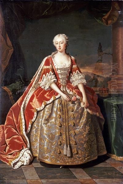 Portrait ofAugusta of Saxe-Gotha, Princess of Wales (1719-1772) - view 1
