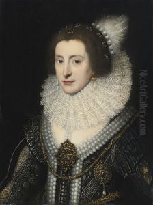 Portrait of Elizabeth Stuart, Queen of Bohemia by Michiel Jansz. van Mierevelt