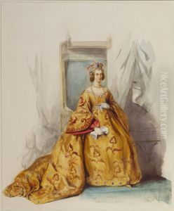 Louise, Queen of the Belgians, as Mary of Burgundy
