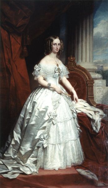 Portrait of Queen Marie-Louise by Nicaise de Keyser