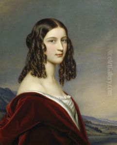 Bildnis der Friederike Freiin von Gumppenberg Bildnis der Friederike Freiin von Gumppenberg
