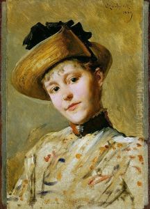 Portret Heleny Romerowny (1875-1947) by Wladyslaw Czachorski