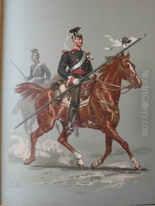 1889 un lancier Prussien by unknown