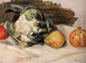 Cauliflower and pomegranates.