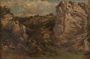Rock landscape by Theodore Baron
