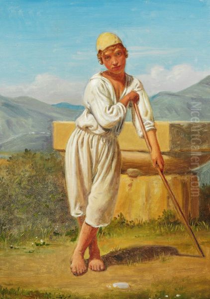A shepherd boy from Paestum - view 1
