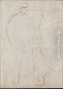 Standing Male by Edvard Munch