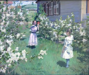 May Flowers, 1894 by Victor Borisov-Musatov
