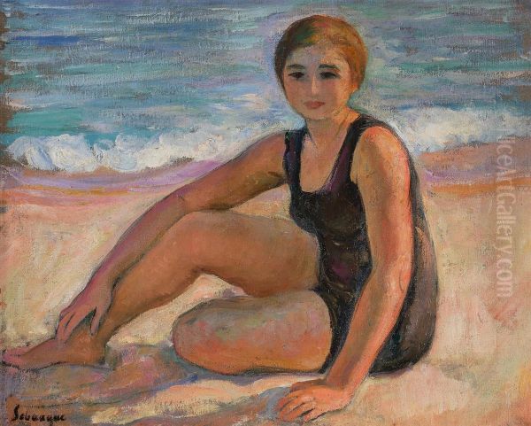 La Baigneuse au maillot noir - view 1