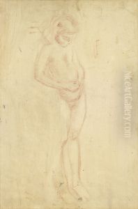 Naked Small Girl by Edvard Munch