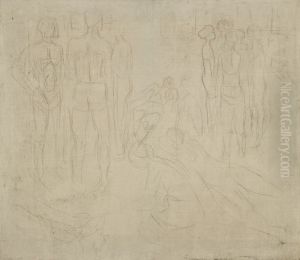 On the Beach by Edvard Munch