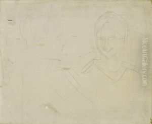 Two Heads by Edvard Munch