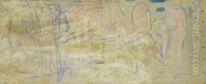 Naked Figures by Edvard Munch