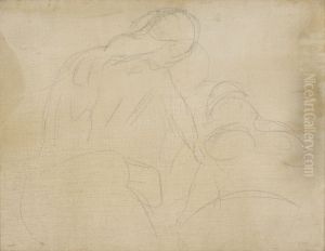 Seated and Reclining Woman by Edvard Munch