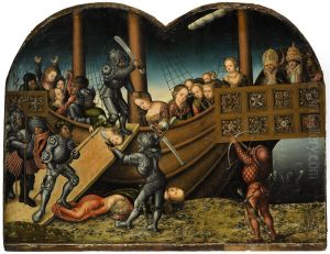 The Martyrdom of Saint Ursula and the Eleven Thousand Virgins by Lucas Cranach the Elder