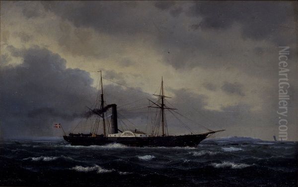 Hjuldamperen Eideren. - view 1