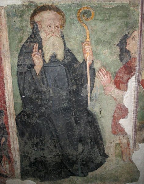 Benedict of Nursia and a milanese offerer. - view 1