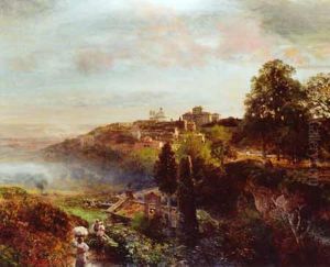 Italian landscape.