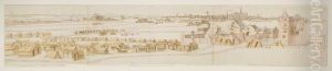 View of Huis ter Kleef during the Siege of Haarlem, circa 1580 by Thomas Thomasz