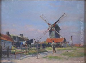 Belgian Town Scene
