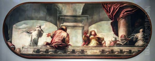 Saint Catherine Refuses to Wordhip the Idols - view 1