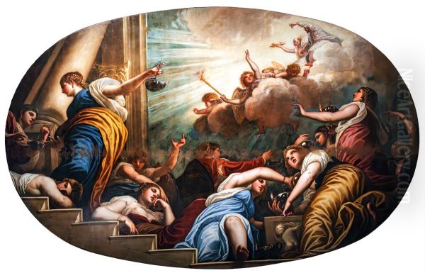 The Parable of the Wise and Foolish Virgins - view 1