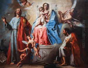 The Madonna and Child with Saints Roch and John the Evangelist